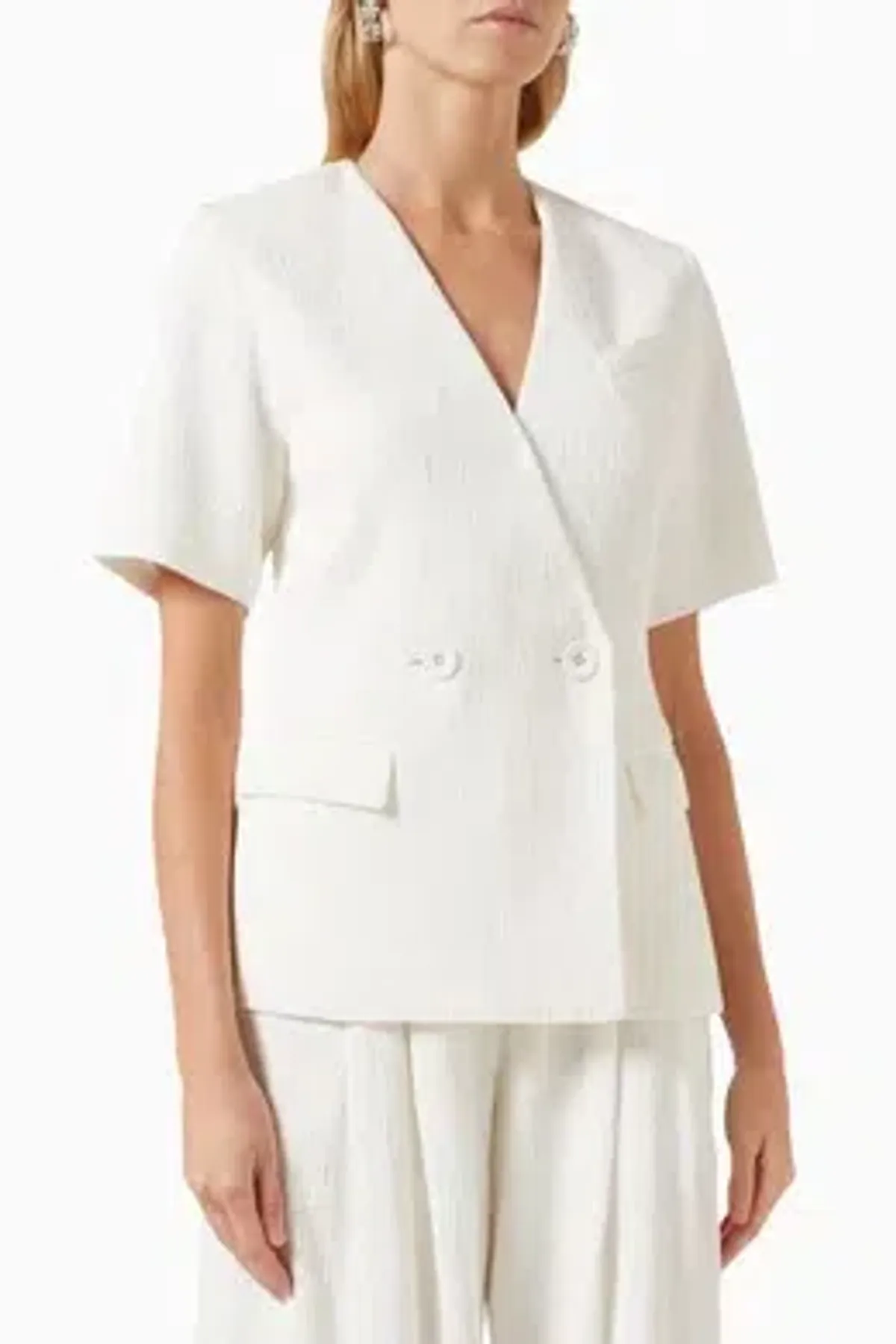 Anna Quan Kathleen Jacket And Matteo Pants Set In Carta 6 - Image 6