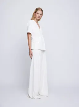 Anna Quan Kathleen Jacket And Matteo Pants Set In Carta 6 for rent on The Volte - image 2