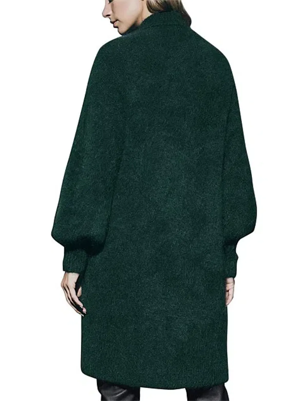 Witchery Annie Mohair Cardigan Green Size XS / AU 6 - Image 2