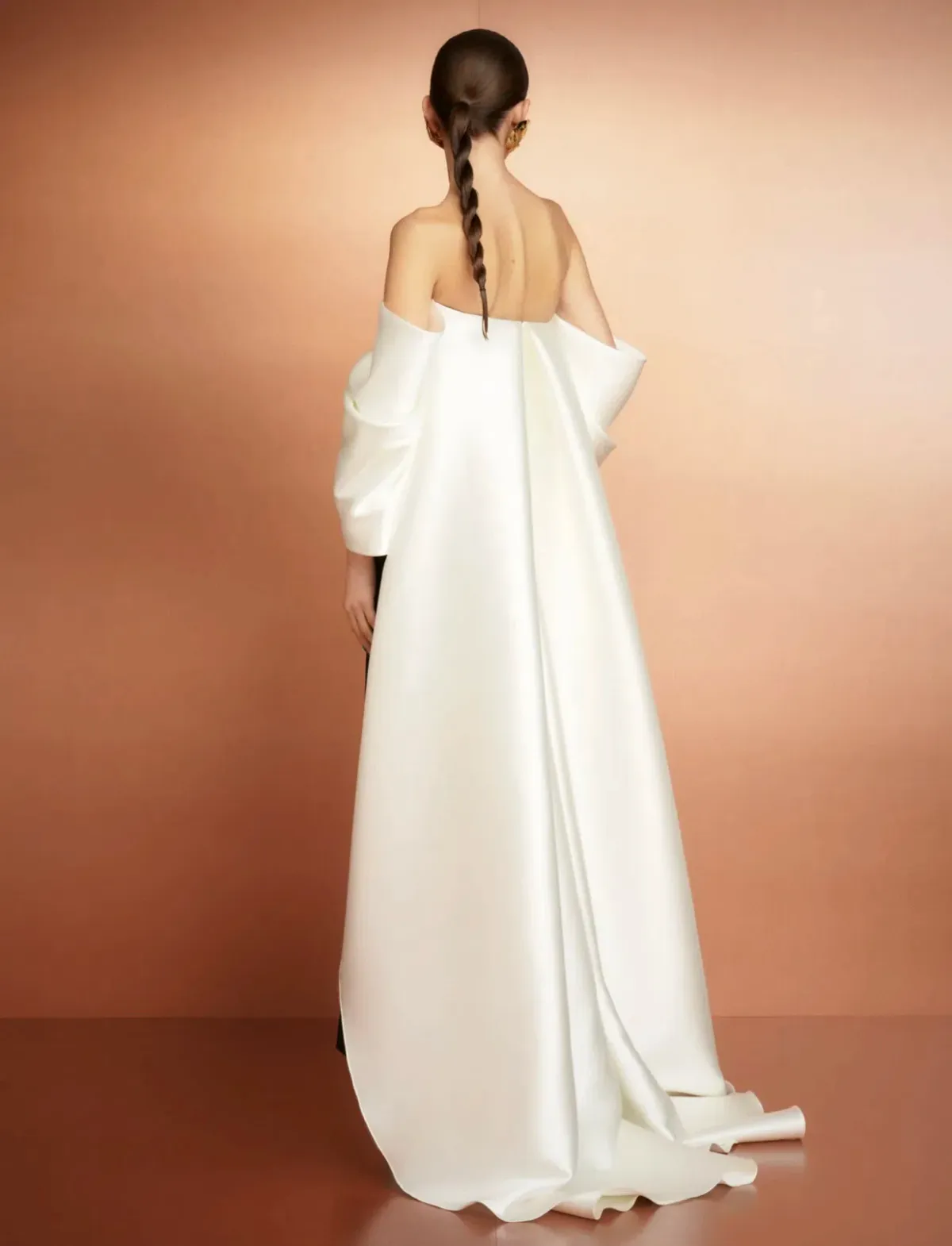 Solace London The Kyla Maxi Dress in Black and Cream Size 16 - Image 3