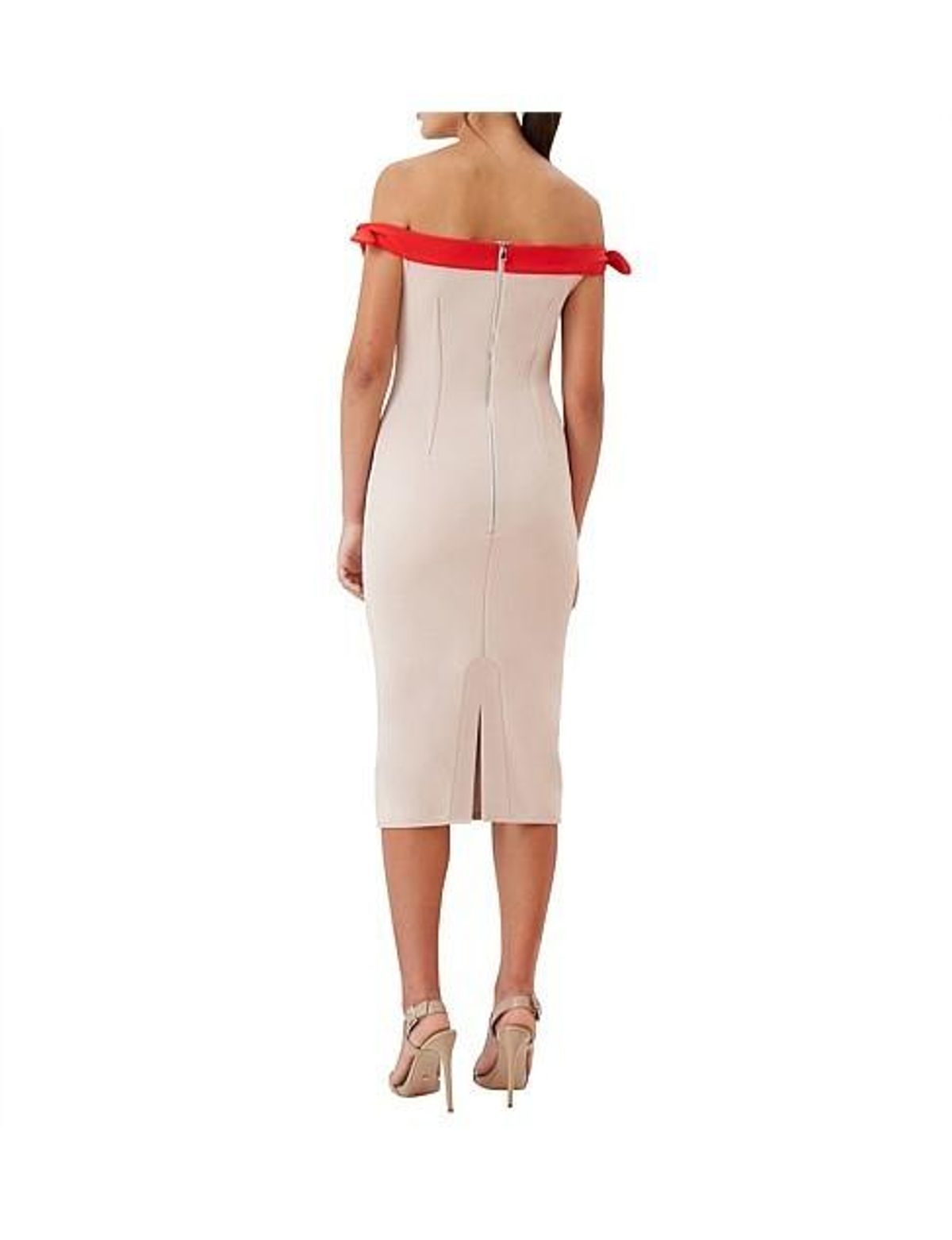 By Johnny Bare Shoulder Tie Dress - Image 3