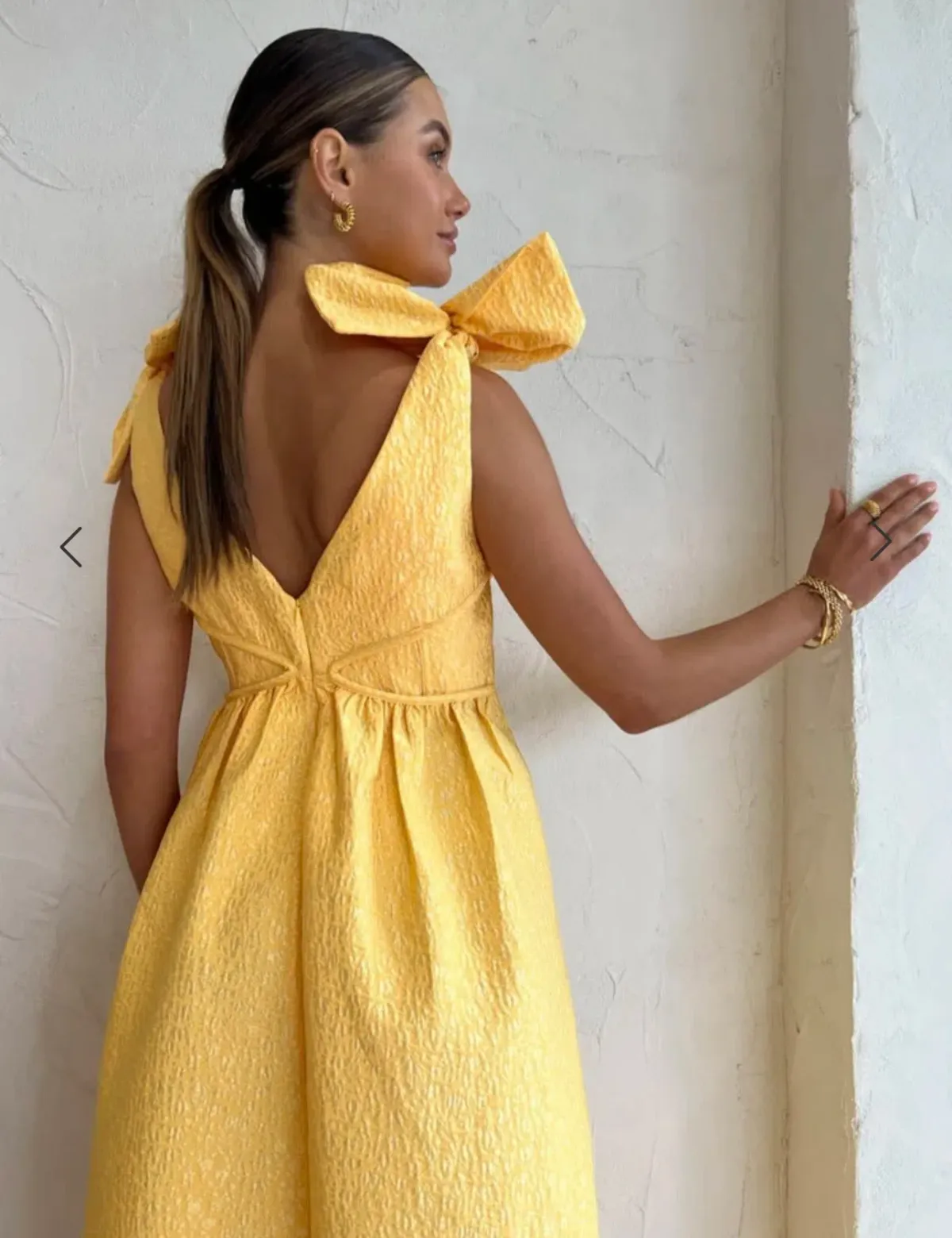 Rachel Gilbert Emiliano Gown in Lemondrop Size 10 - Image 2