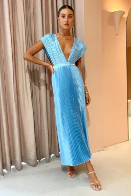 L’Idee Gala Gown in Summer Blue Size 10  for rent on The Volte - image 1
