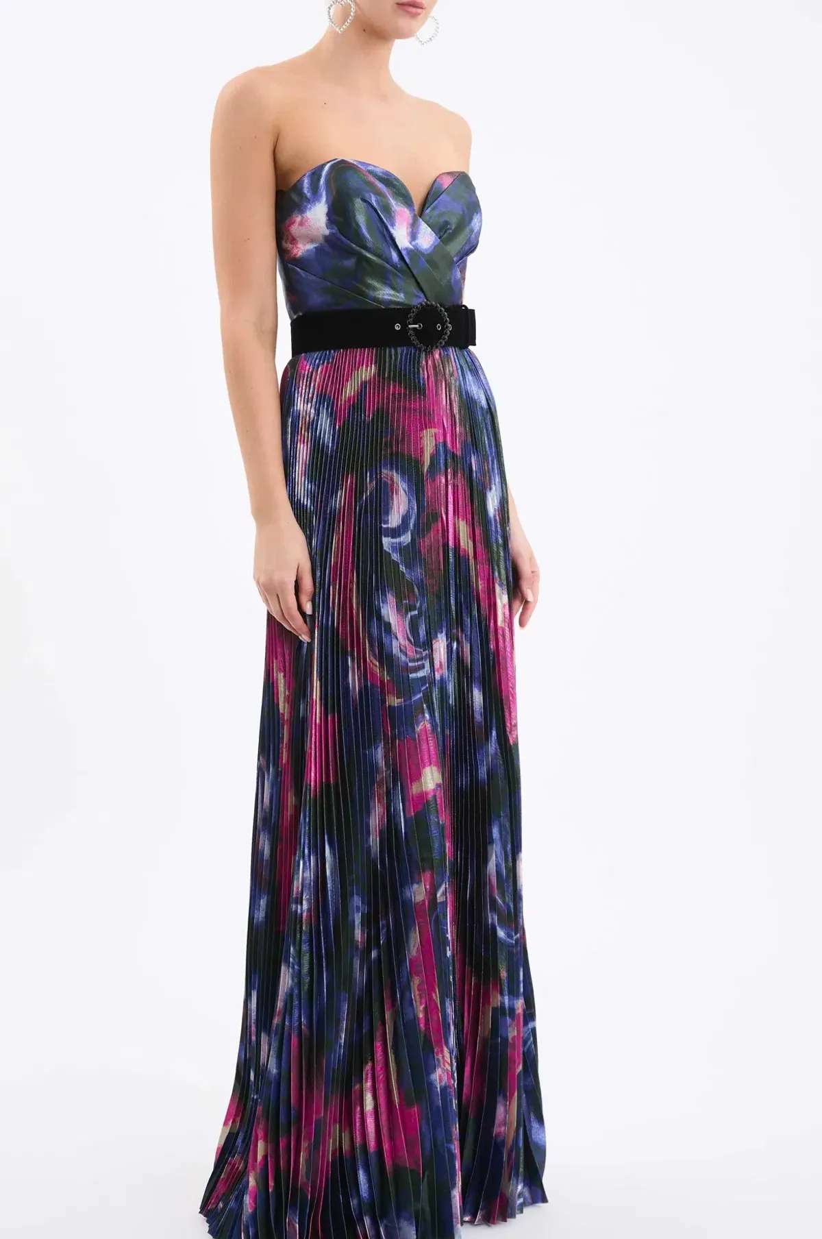 Rebecca Vallance Marlee Gown Print Size 12 - Image 3
