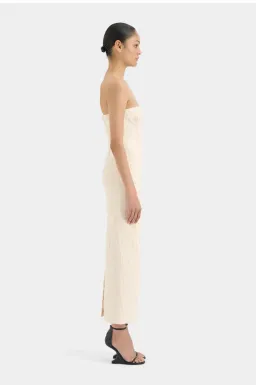 Sir The Label Etienne Column Gown Cloud Jacquard Size 0 / AU 6 for rent on The Volte - image 3