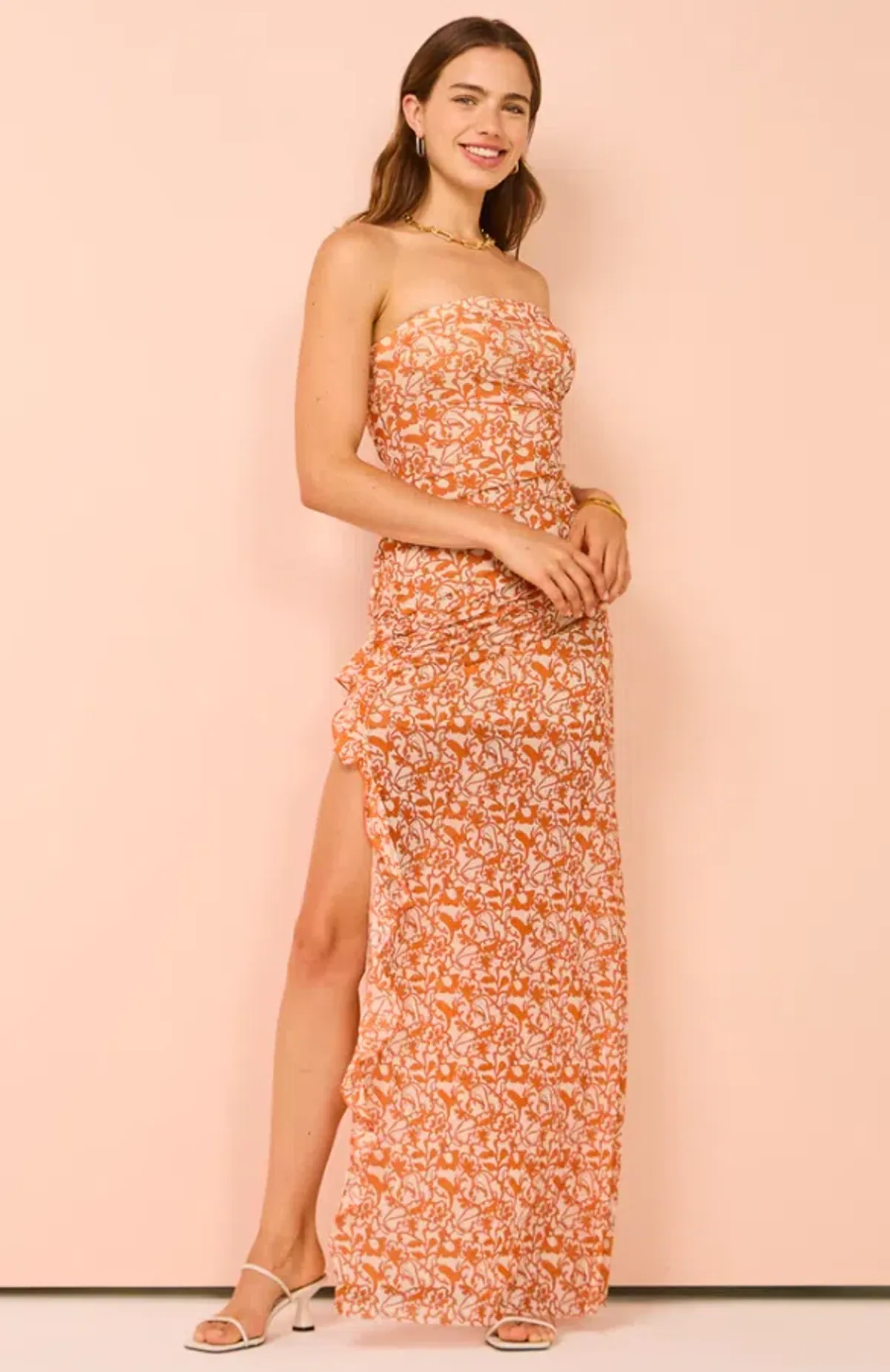 Bec & Bridge Firefly Strapless Dress in Fiesta Floral Size 8 - Image 2