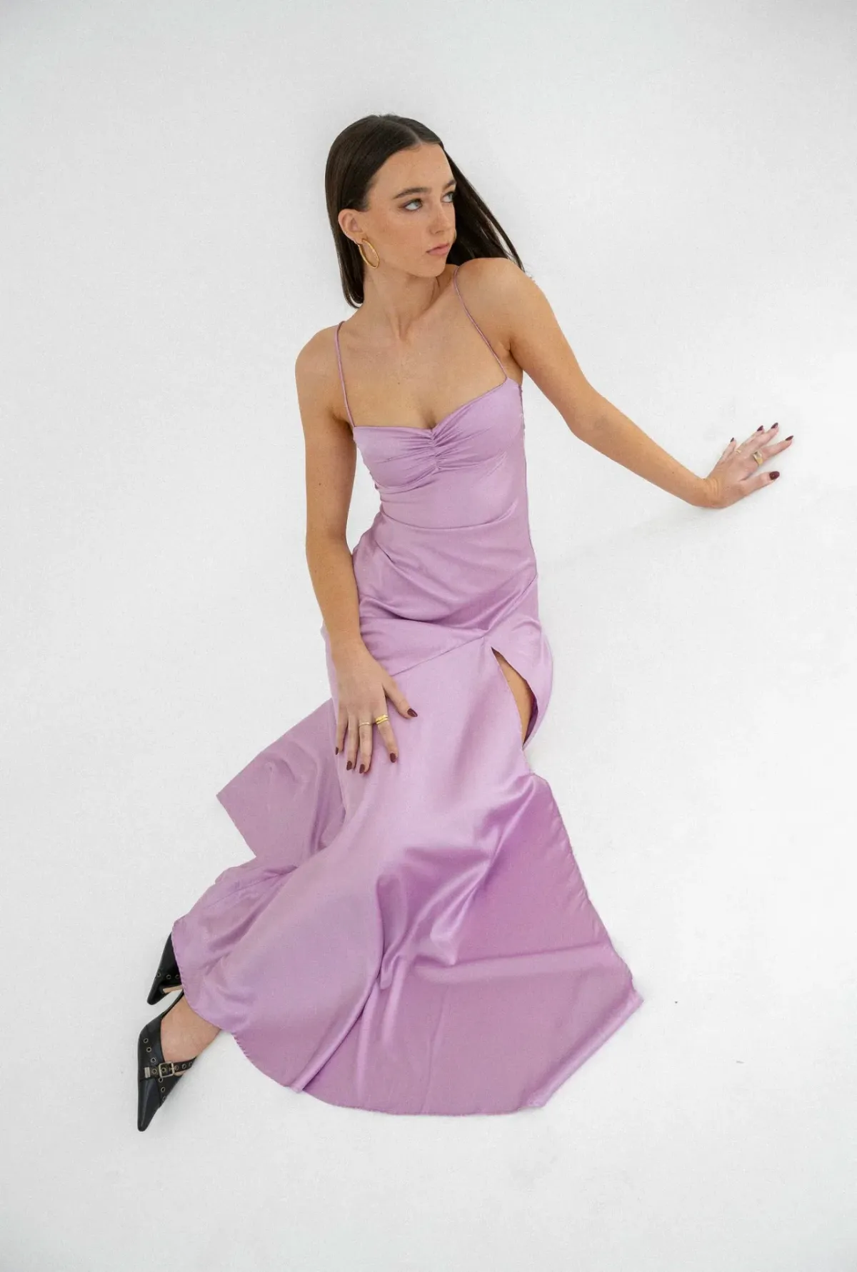 HNTR the Label Gaia Gown Lilac Size XS / AU 6 - Image 4