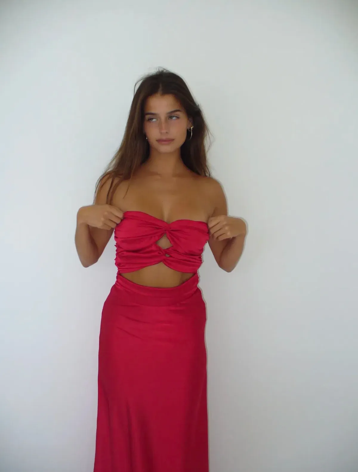 HNTR the Label Inka Gown Wine Size XS / AU 6 - Image 3