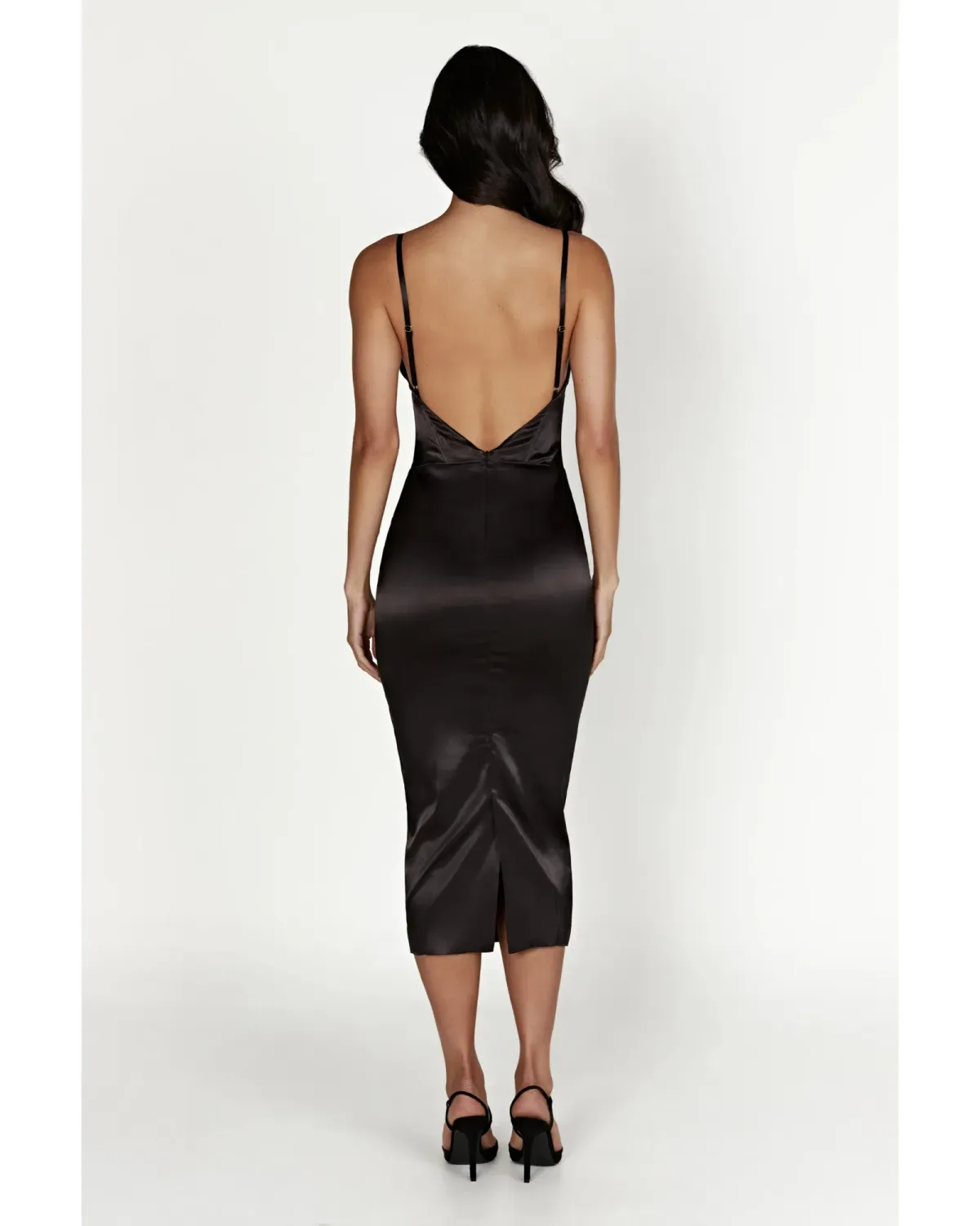 Meshki Brie Corset Midi Dress Black Size S / AU 8  - Image 4