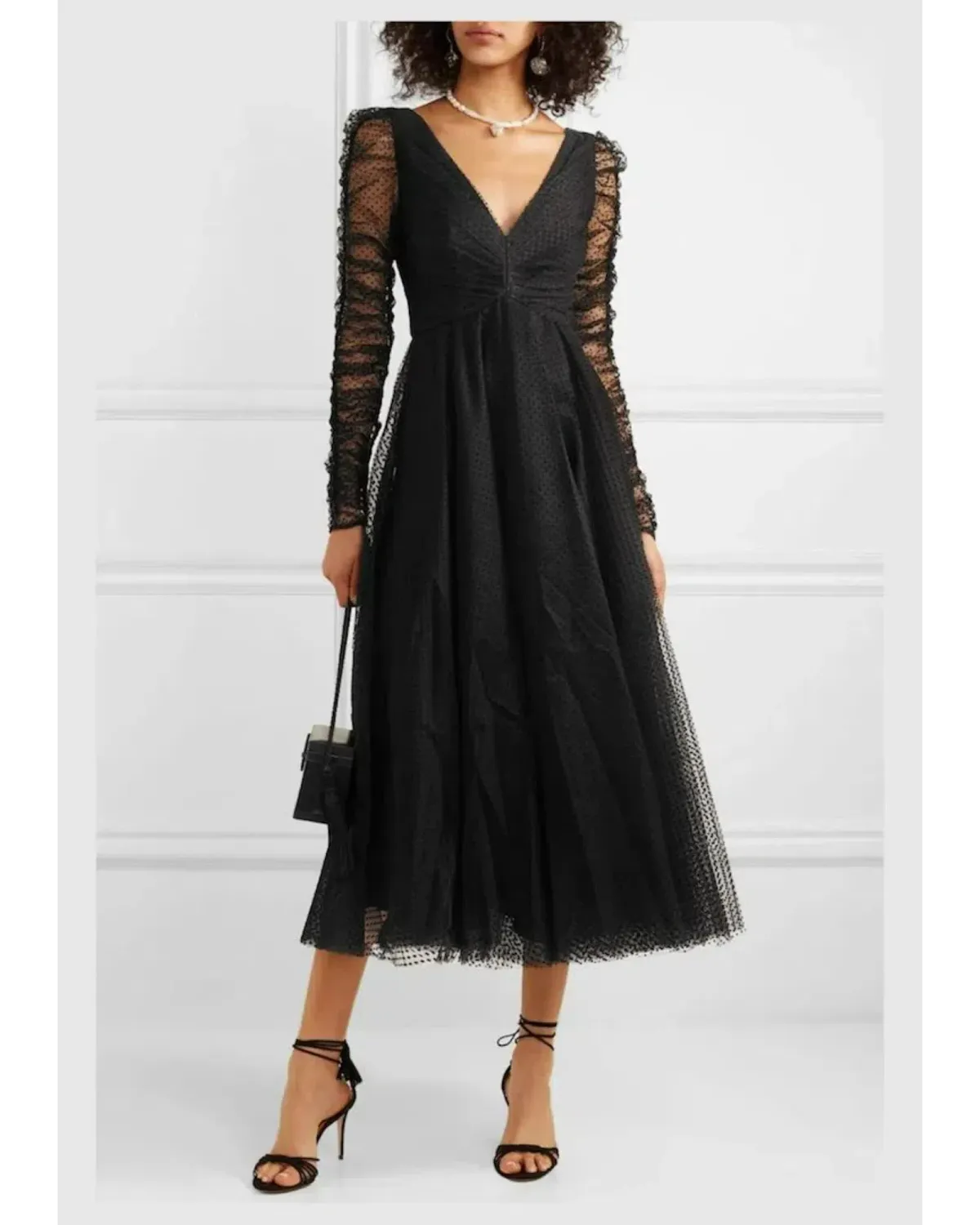 Zimmermann Espionage Ballet Tulle Midi Dress Black Size 2 / AU 12 - Image 1