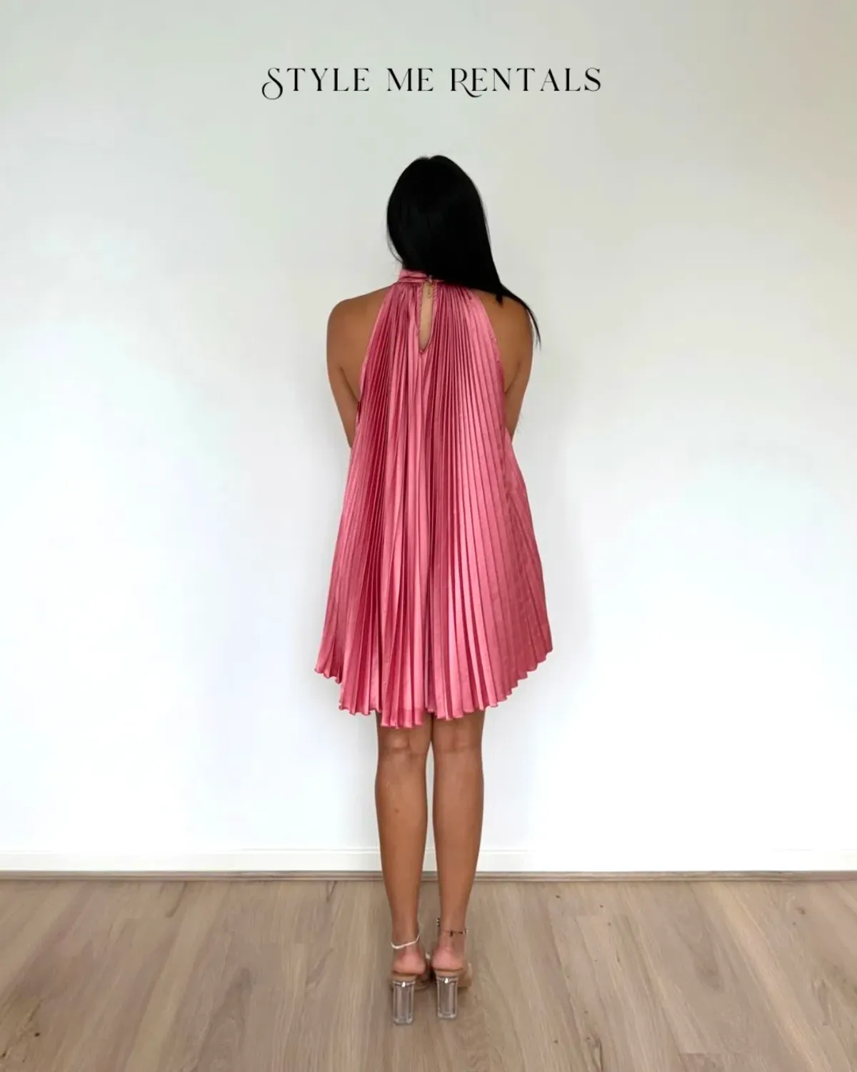 L'idee Amour Mini Dress Rose Size 8 - Image 2