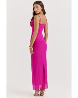 House of CB Nalini Maxi Dress Fuchsia Size S / AU 8 for rent on The Volte - image 2