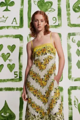 Alemais Gisela Midi Daydress Multi Floral Size 10 for rent on The Volte - image 2