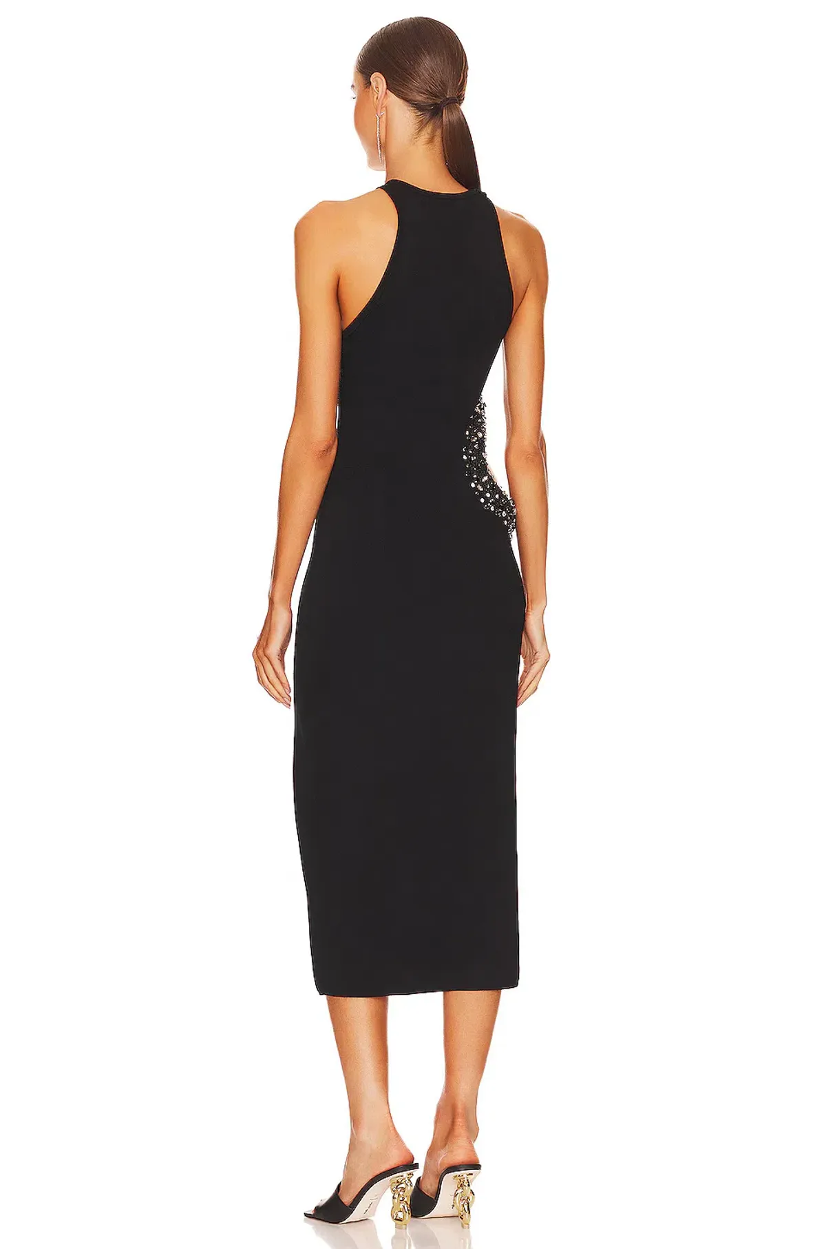 Cult Gaia Katina Midi Dress Black Size 8 - Image 2