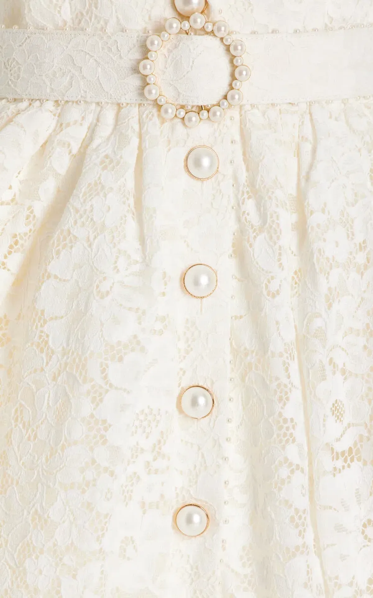 Zimmermann High Tide Tuxedo Mini Dress Ivory Size 0 / AU 8 - Image 4