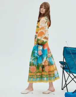 Alemais Paradiso Shirt Dress Multi Size 6 for rent on The Volte - image 2