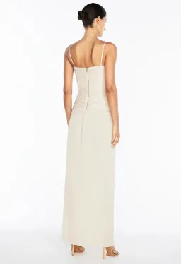 Manning Cartell Double Time Pleat Maxi Dress Nougat Size 6 for rent on The Volte - image 3