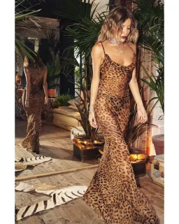Rat & Boa Valentina Dress Leopard Print Size Small / AU 8 for rent on The Volte - image 3
