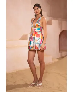 Eliya The Label St Lucia Dress Multi Size M / AU 10 for rent on The Volte - image 2