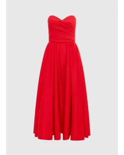 Leo Lin Jessica Bustier Gown Red Size AU 8 for rent on The Volte - image 3