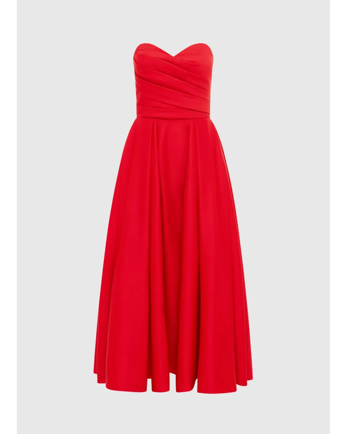 Leo Lin Jessica Bustier Gown Red Size AU 10 - Image 3