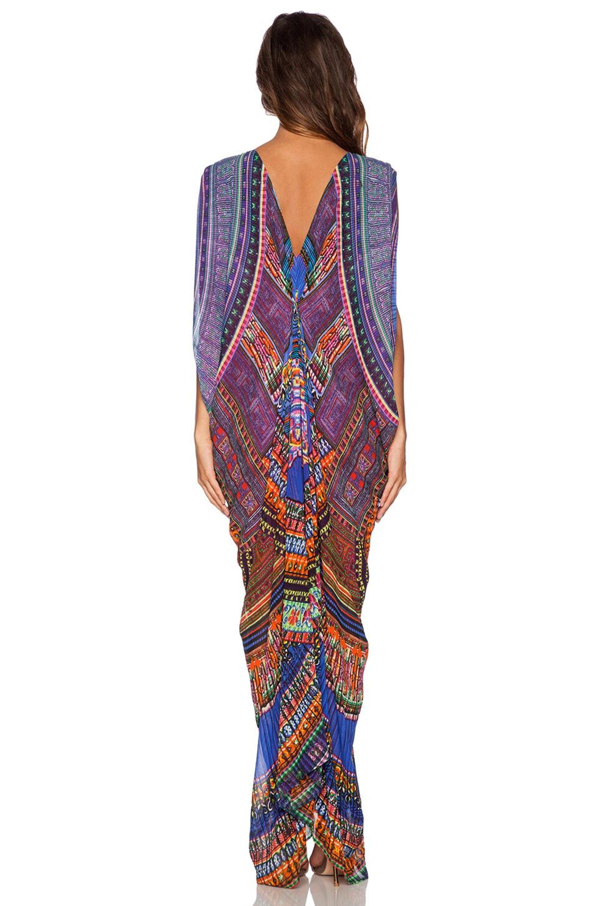 Camilla Long Drape Dress W/Split Front - Image 2