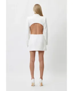 Bianca & Bridgett Megan Blazer Dress White Size AU 10 for rent on The Volte - image 3