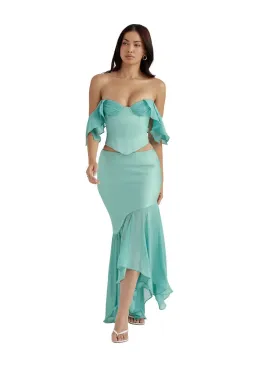 House of CB Isabella Corset Size 10 & Lila Skirt Size 12 Set Jade for rent on The Volte - image 1