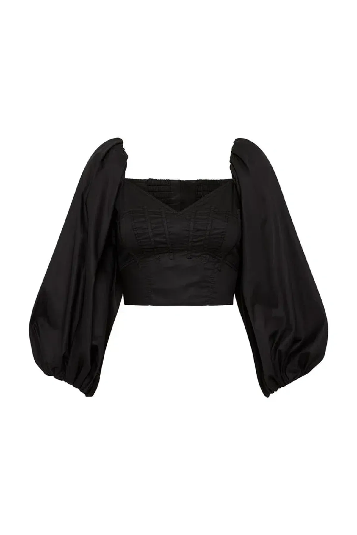 Aje Hester Corsetted Top Black Size 10 - Image 6