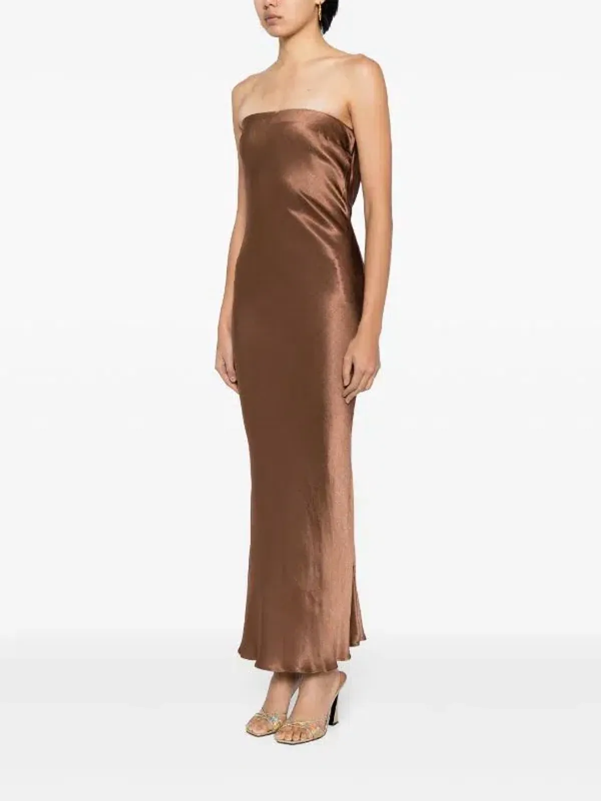 Bec & Bridge Moondance Dress in Brown Size 6 - Image 2