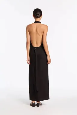 Sir the Label Clemence Halter Midi Dress in Ivory Size 10 for rent on The Volte - image 2