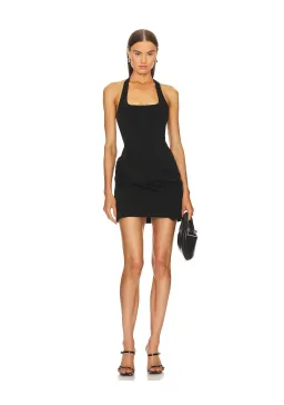 Jonathan Simkhai Luminita Wrap Dress in Black Size 8 for rent on The Volte - image 1