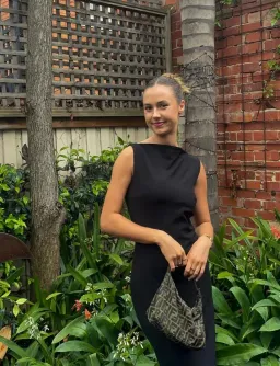 Effie Kats Verona Gown Black Size M / AU 10 for rent on The Volte - image 6