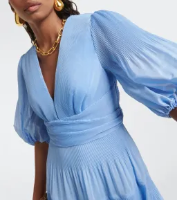 Zimmermann Pleated Midi Dress Jacaranda Size 2 / AU 12 for rent on The Volte - image 2