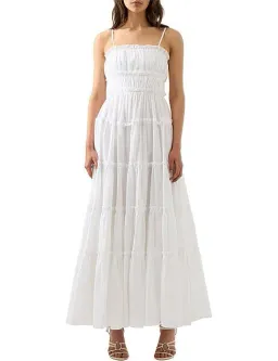Aje Luna Tiered Maxi Dress Ivory Size 16 for rent on The Volte - image 3