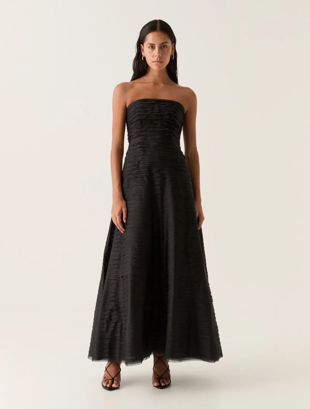 AJE SOUNDSCAPE MAXI DRESS BLACK SIZE 6 - Image 1