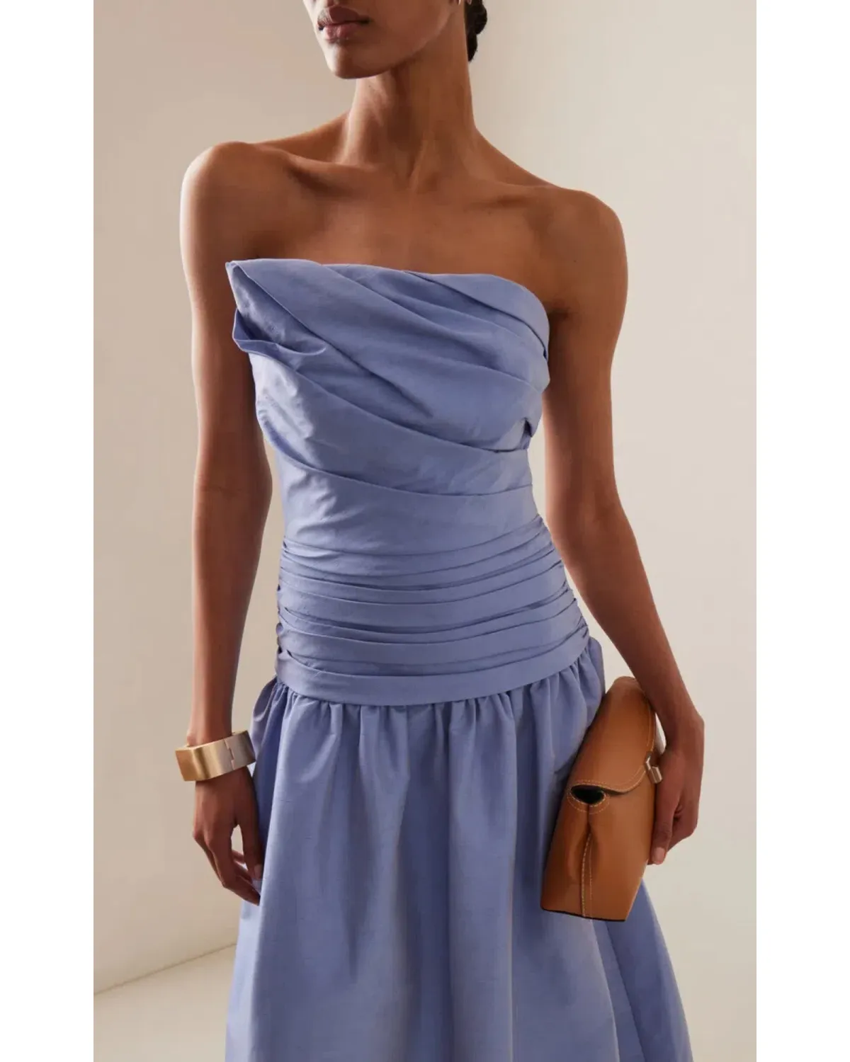 Rachel Gilbert Banks Dress in Cornflower Blue Size AU 12 - Image 2