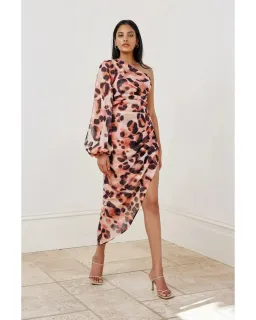 Lexi Oscar Dress Print Size AU 8 for rent on The Volte - image 1