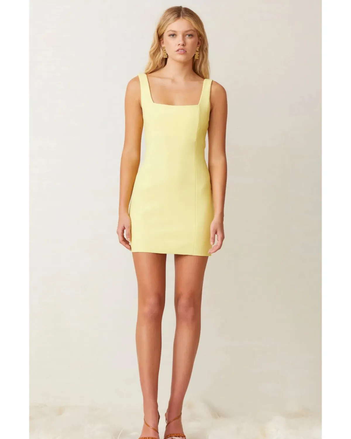 Bec & Bridge Gemma Mini Dress Banana Yellow Size AU 6    - Image 1