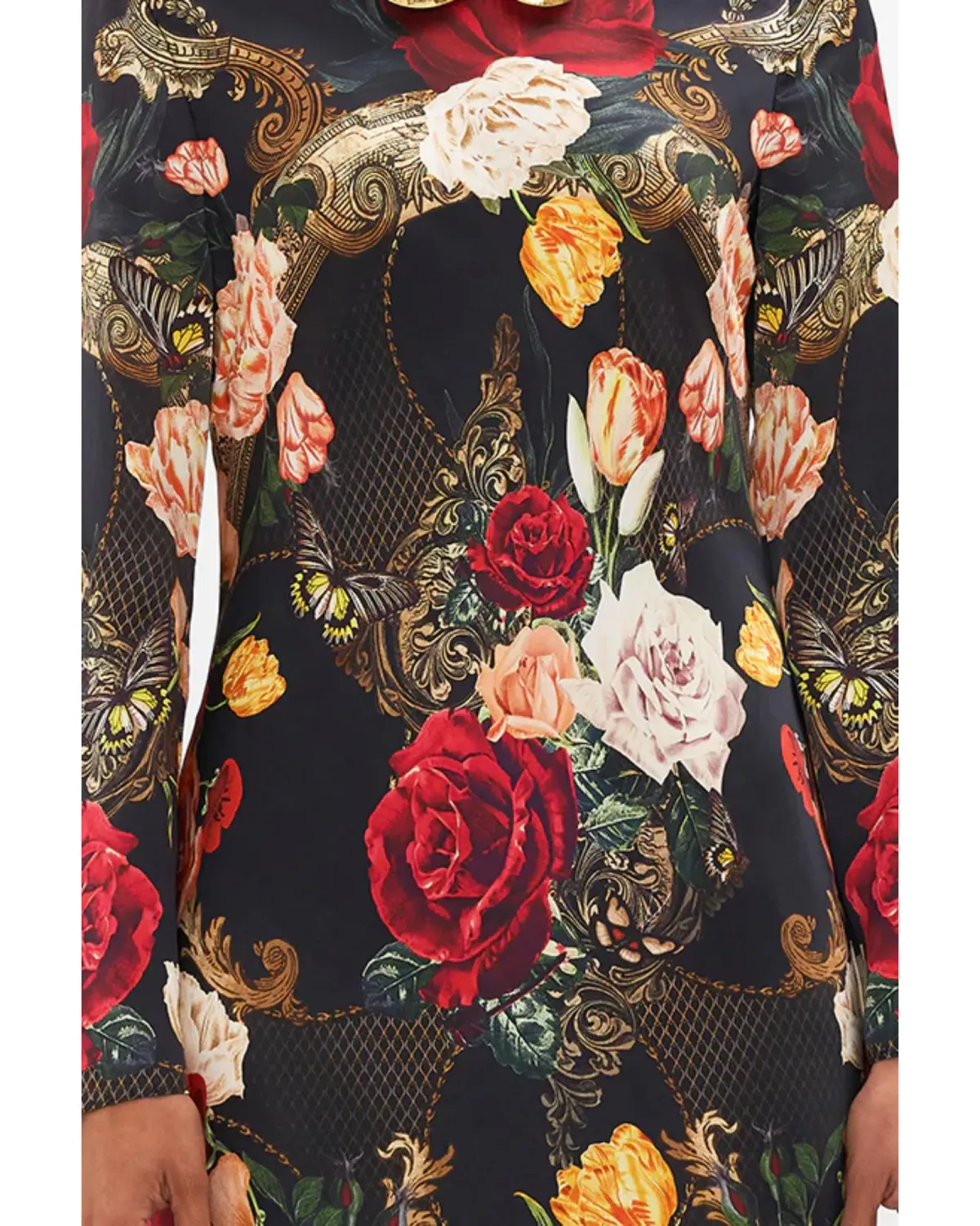 Camilla Long Sleeve Bias Dress The Magic In The Manuscripts Size AU 12 - Image 4