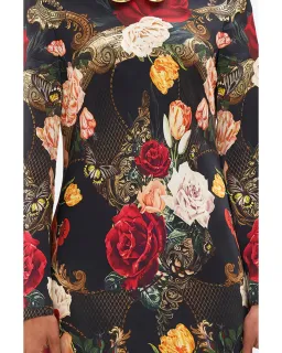 Camilla Long Sleeve Bias Dress The Magic In The Manuscripts Size AU 12 for rent on The Volte - image 4