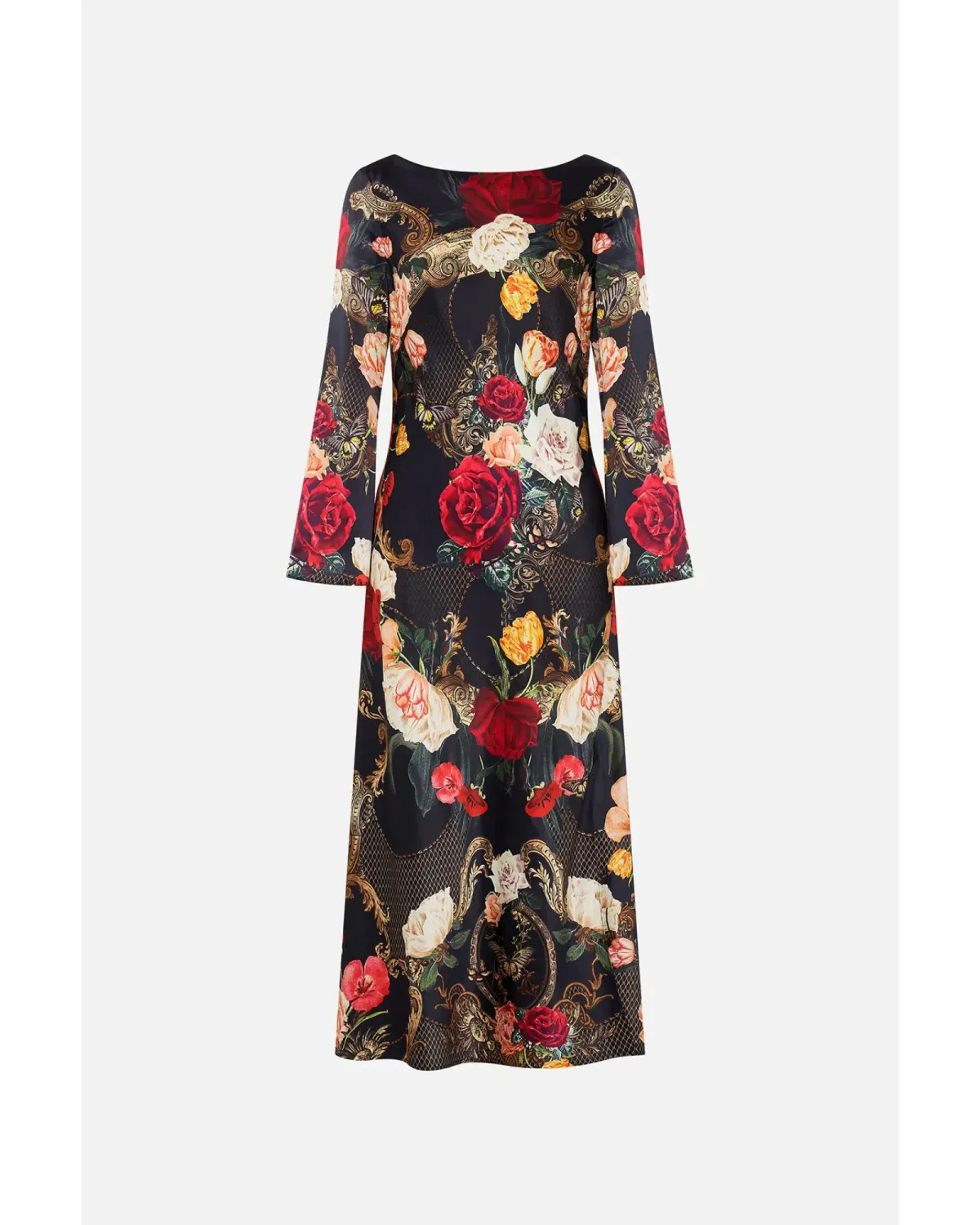 Camilla Long Sleeve Bias Dress The Magic In The Manuscripts Size AU 12 - Image 5