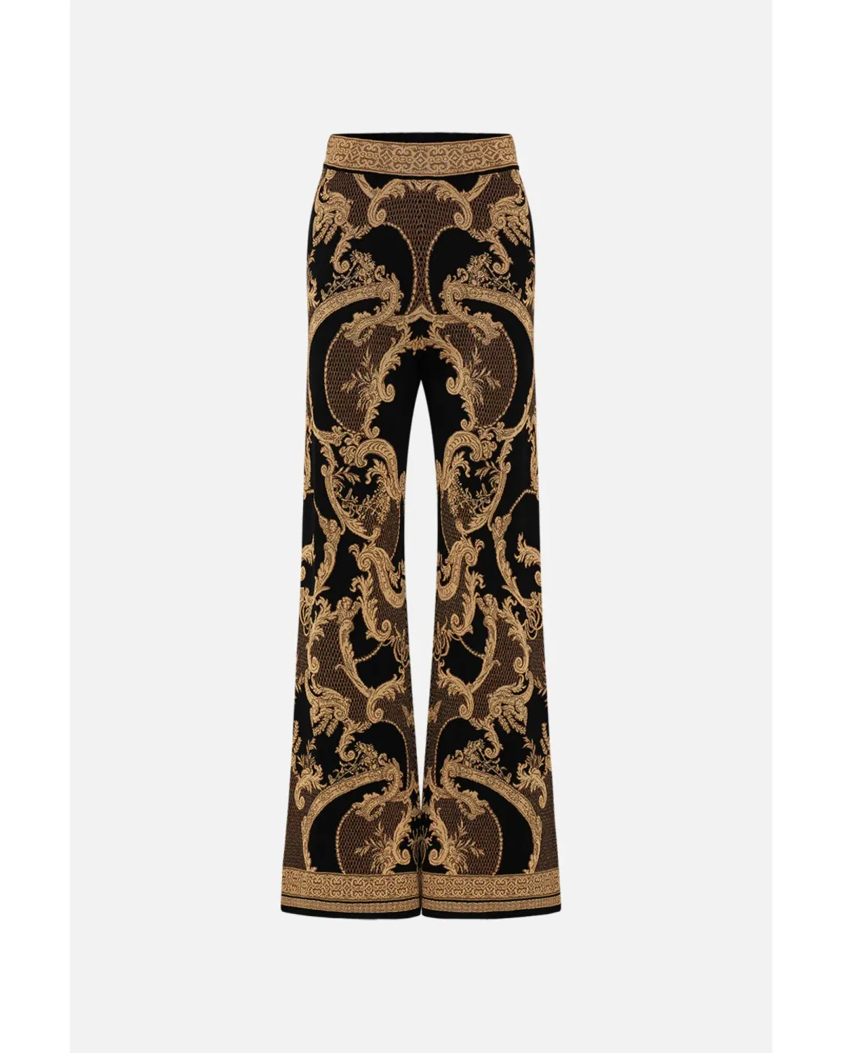Camilla Flared Jacquard knit pant Magic in the Manuscripts Size AU 10 - Image 4