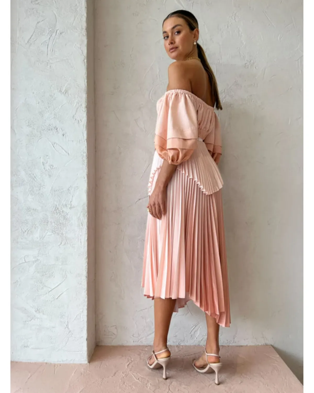 Acler Barnard Skirt in Gradient Pink Size AU 10 - Image 2