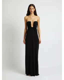 Christopher Esber Arced Gown Black Size AU 6 for rent on The Volte - image 1