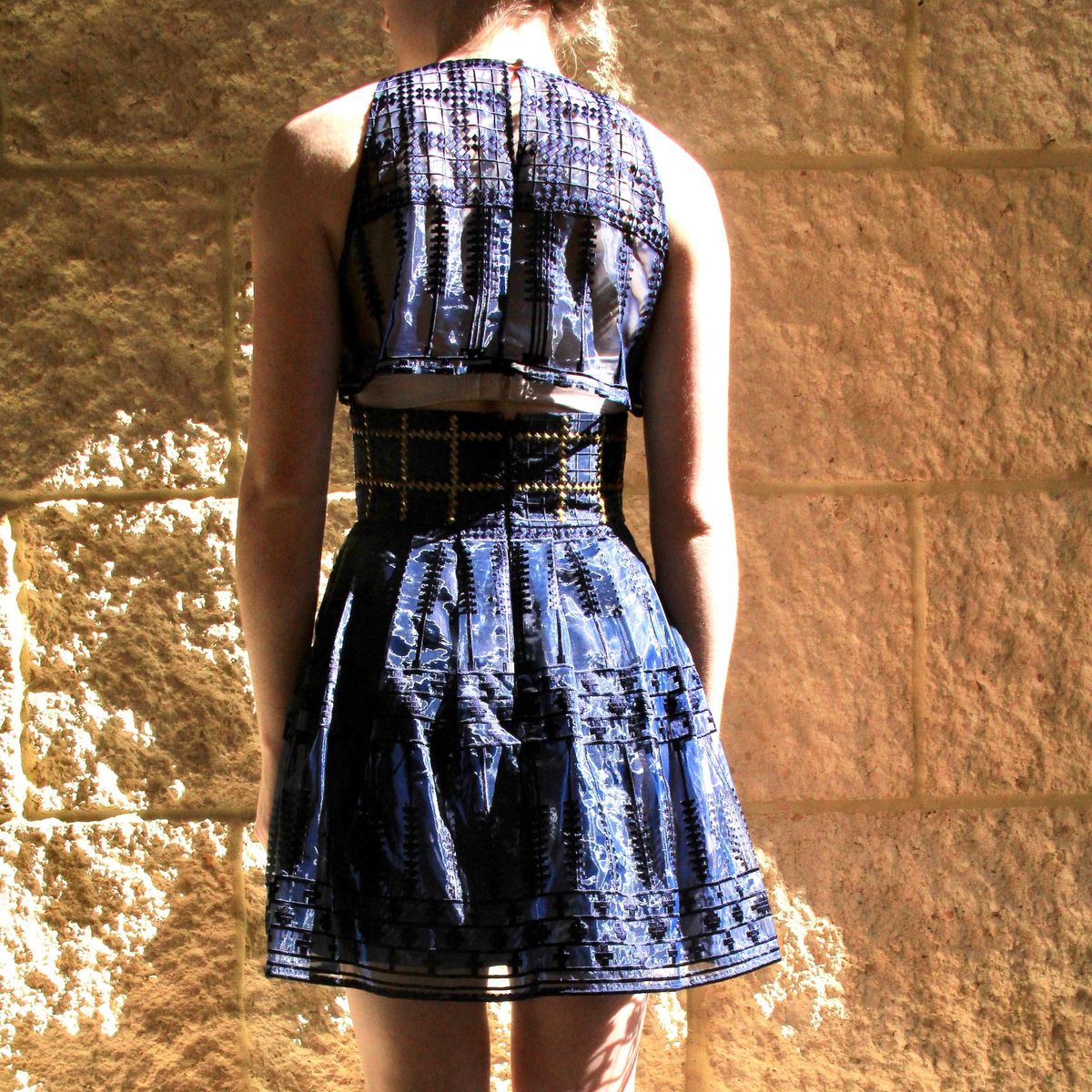 Sass & Bide The Balancing Act Dress Navy - Image 2