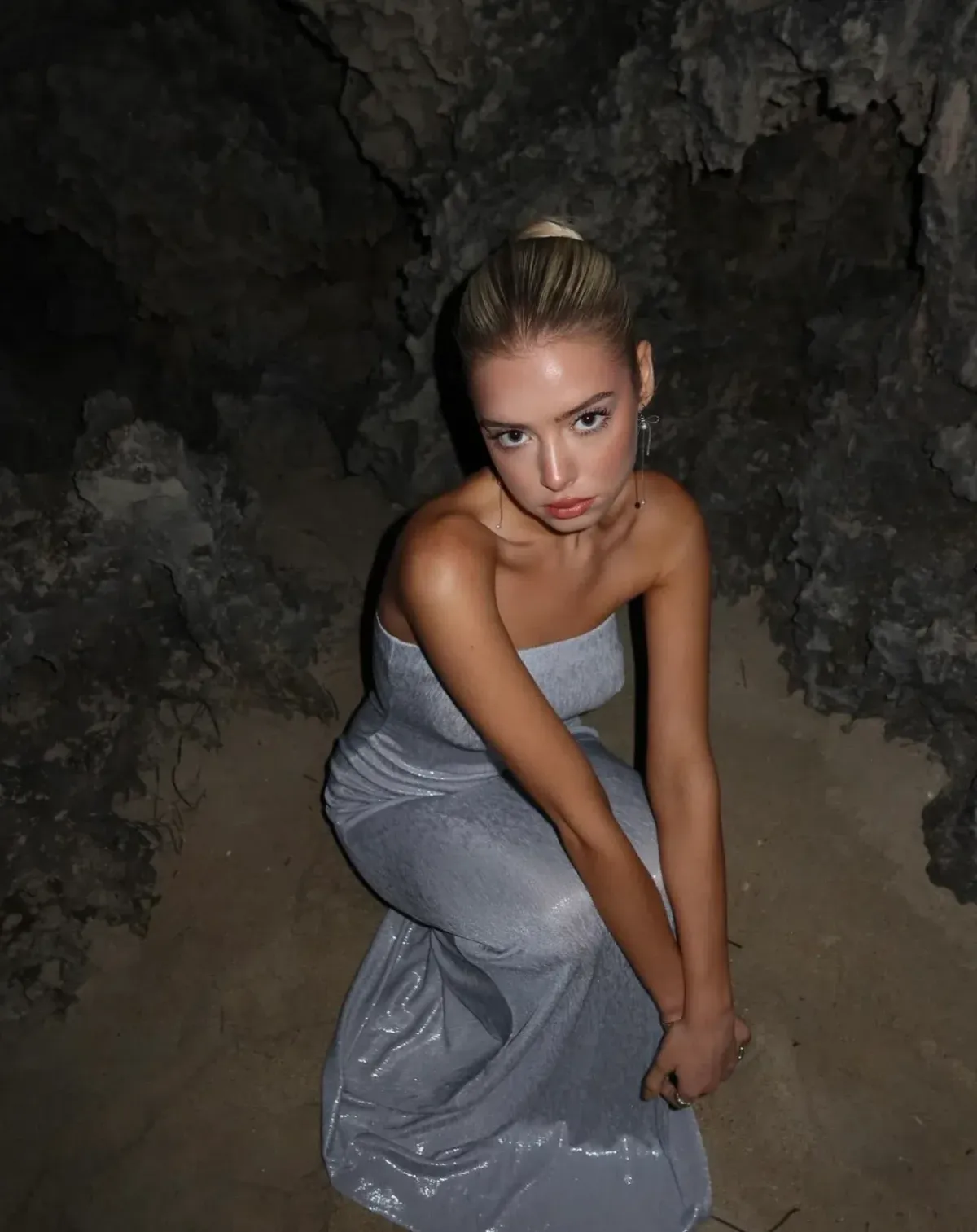 Natalie Rolt Kiki Dress Silver Size 0 / AU 6 - Image 3