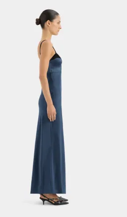 Sir The Label Depeche Balconette Gown Blue Size 3 / AU 12 for rent on The Volte - image 2