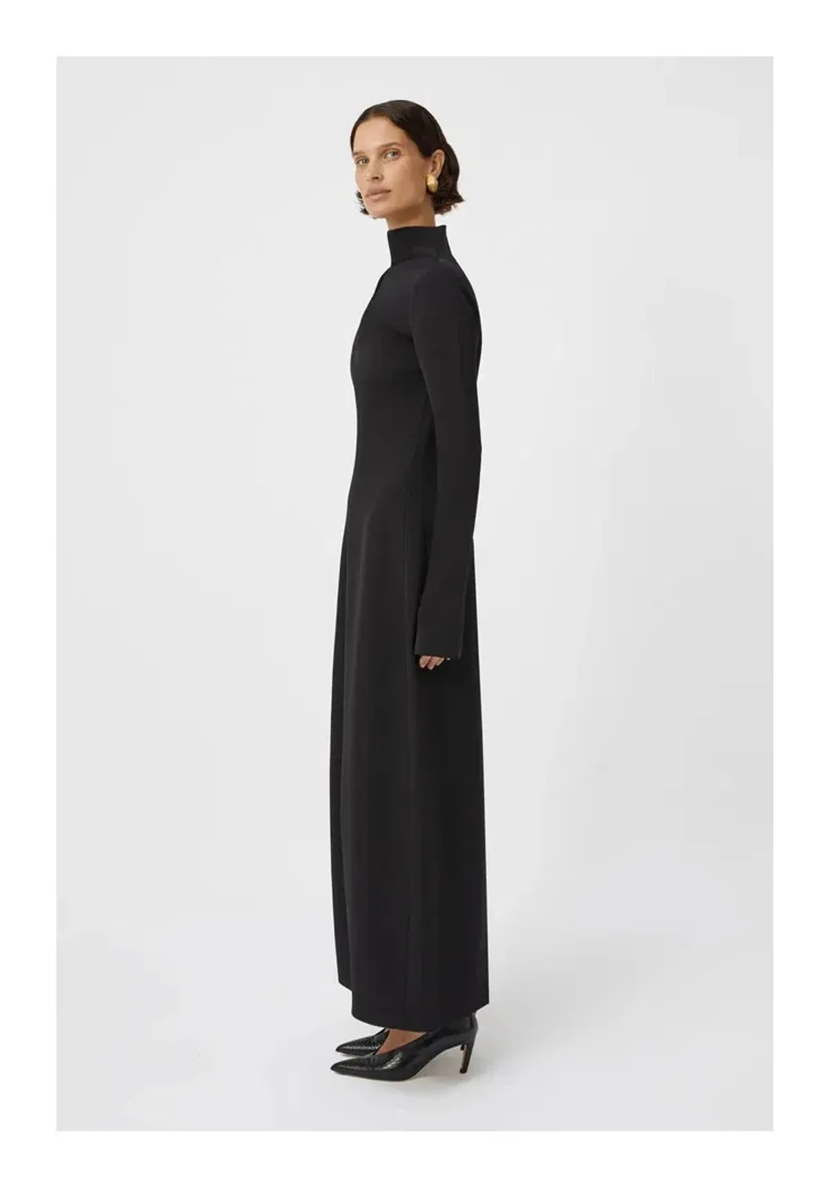 Camilla and Marc The Tenera Cocoon Maxi Dress in Black Size 10  - Image 2