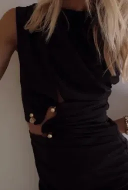 C/MEO COLLECTIVE Entropy Dress black size 4 for rent on The Volte - image 7